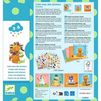 Djeco Stickerbild Tiere – Kreatives Sticker-Collage-Set