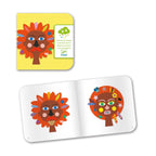 Djeco Sticker Frisuren – Kreatives Bastelset mit Schere ab 3 Jahren