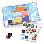 Djeco Sticker Häuser – Wiederverwendbare Sticker für Kleinkinder