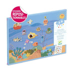 Djeco Sticker Sommer – Wiederverwendbares Kreativ-Sticker-Set