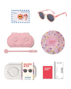OLIVIO & CO Kinder Sonnenbrille Oval Flower Reverie – UV400 Schutz für Kinder