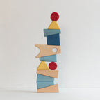 AVDAR Maxi Castle Wooden Building Blocks – 25 Pieces