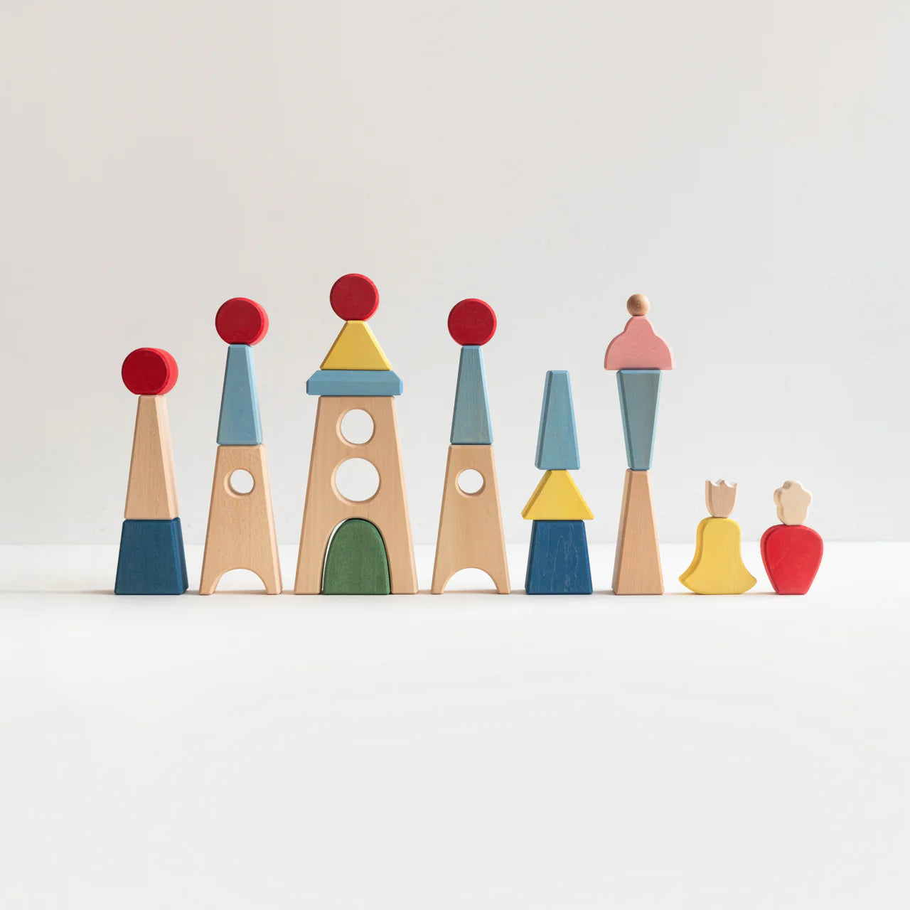 AVDAR Maxi Castle Wooden Building Blocks – 25 Pieces