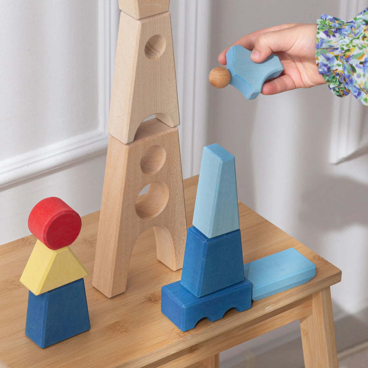 AVDAR Maxi Castle Wooden Building Blocks – 25 Pieces