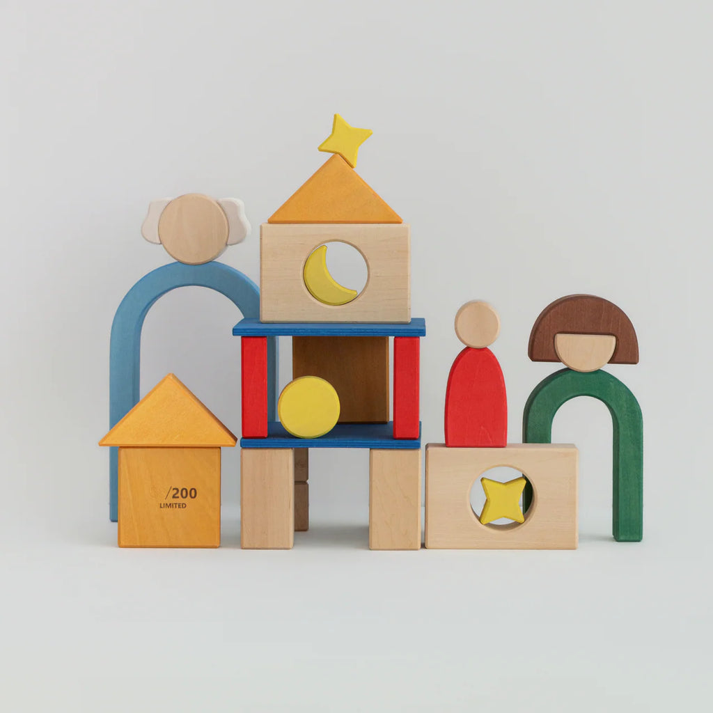 AVDAR The Story Holzbausteine – 23-teilig Limited Edition