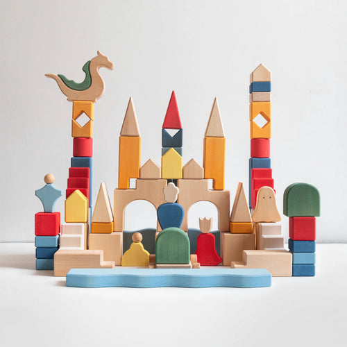 AVDAR Kingdom Holzbausteine – 75-teilig