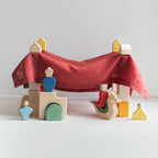 AVDAR Kingdom Wooden Building Blocks – 75 Pieces