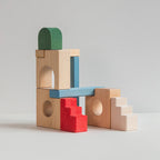 AVDAR Kingdom Wooden Building Blocks – 75 Pieces