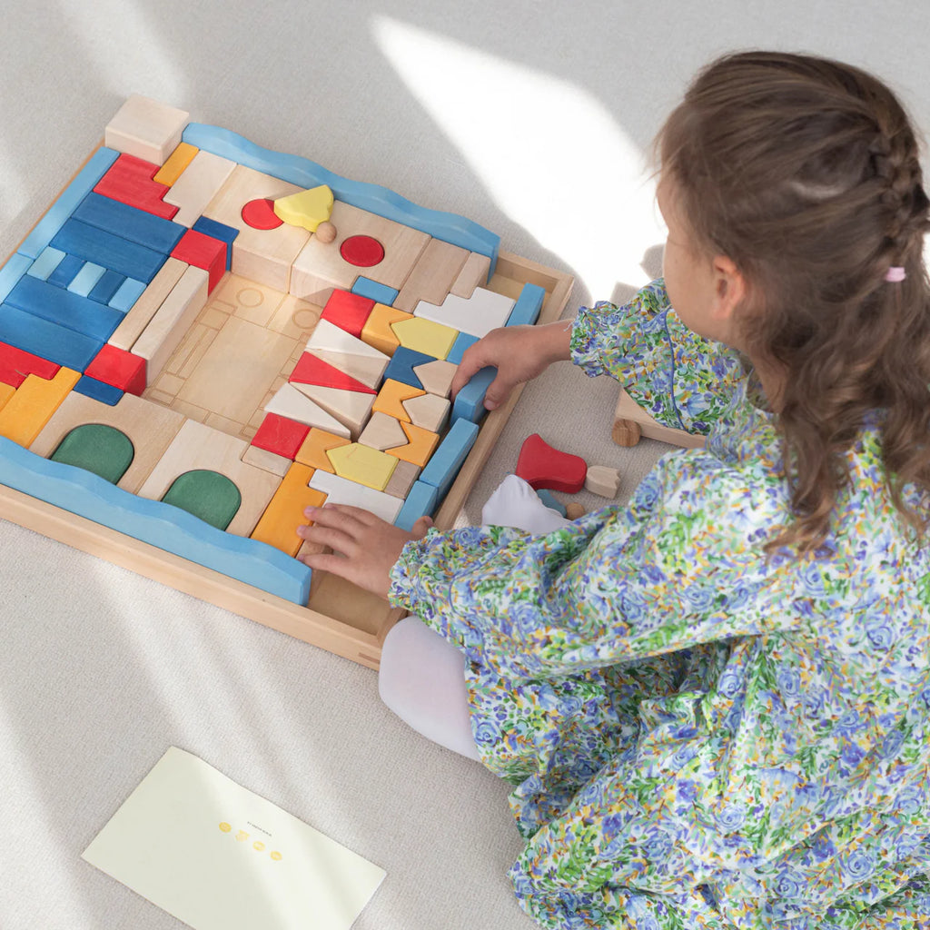 AVDAR Kingdom Wooden Building Blocks – 75 Pieces