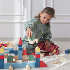 AVDAR Kingdom Wooden Building Blocks – 75 Pieces