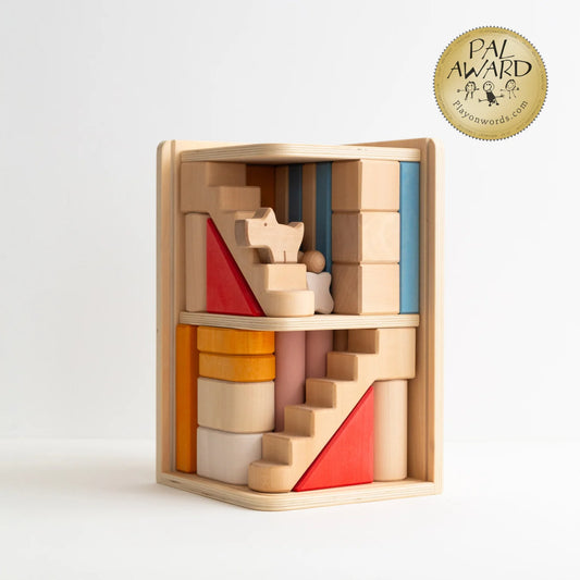 AVDAR Multi Floor Holzbausteine – 43-teilig