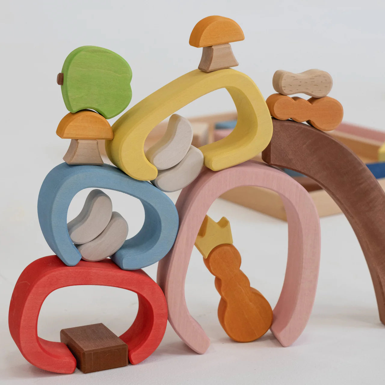 AVDAR Ant House Holzbausteine – 49-teilig