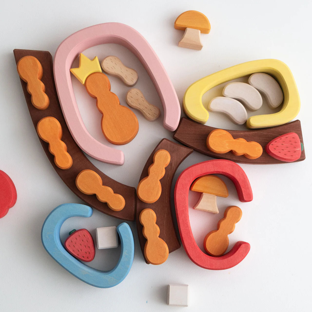 AVDAR Ant House Wooden Building Blocks - 49 pieces