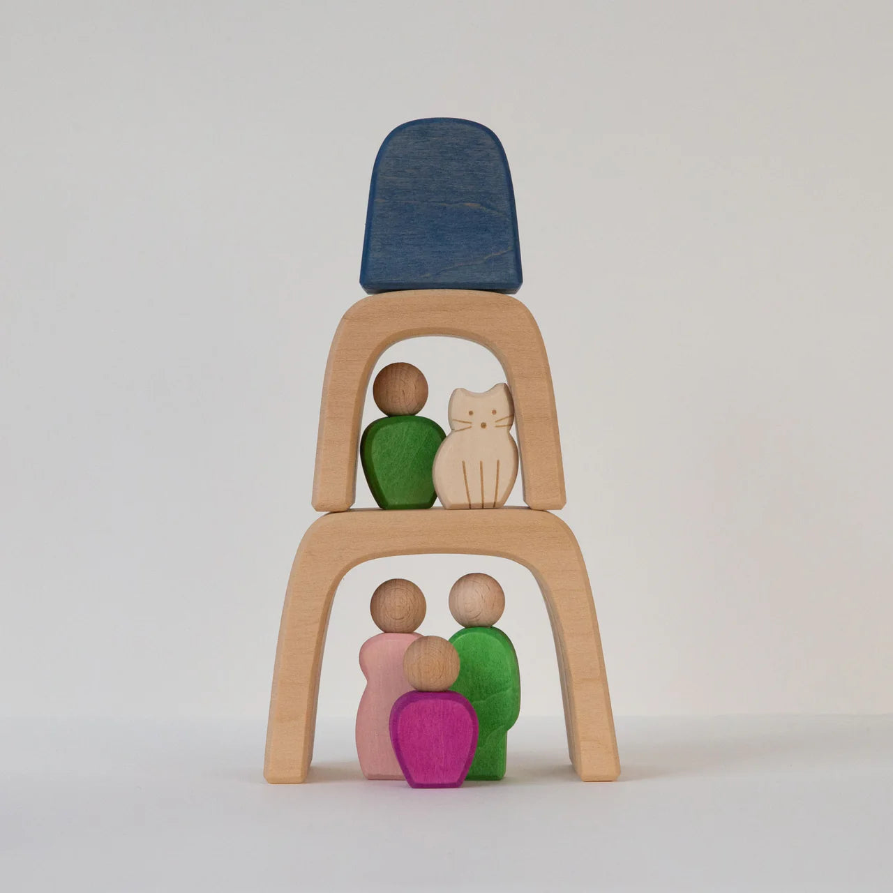 AVDAR Trailer Travel Wooden Building Blocks – 30 pieces