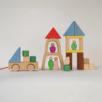 AVDAR Trailer Travel Holzbausteine – 30-teilig