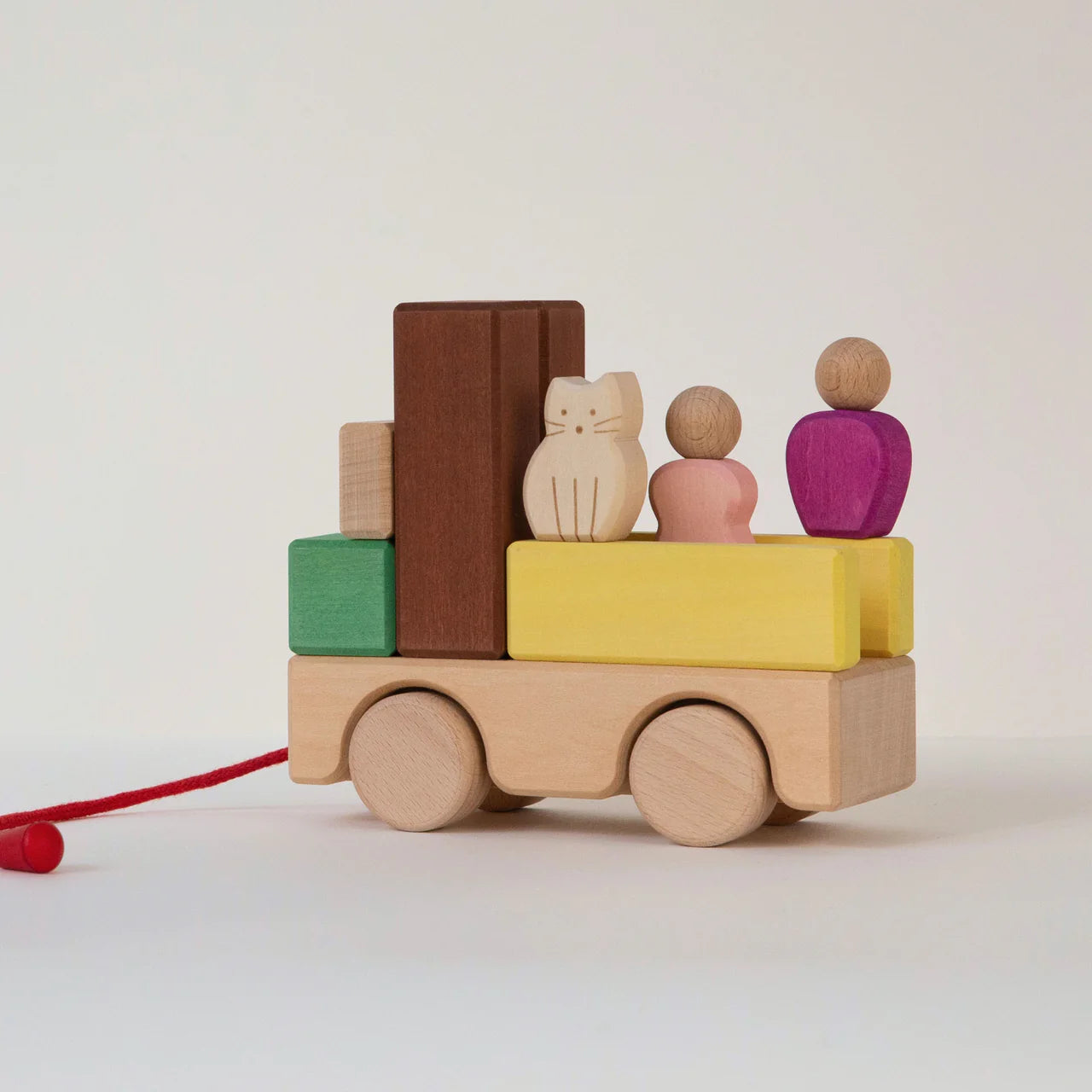 AVDAR Trailer Travel Wooden Building Blocks – 30 pieces