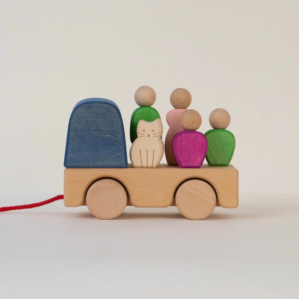 AVDAR Trailer Travel Wooden Building Blocks – 30 pieces