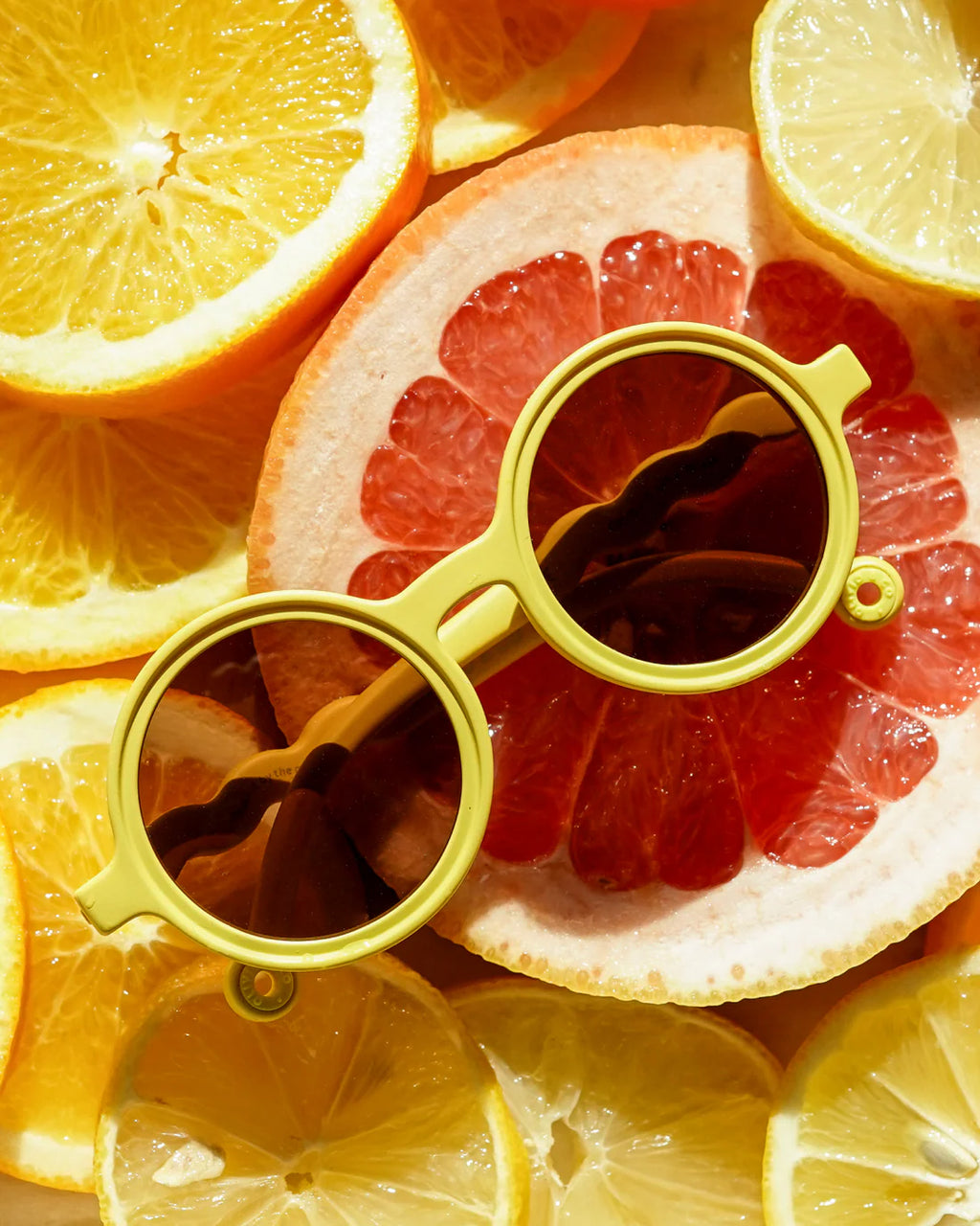 Olivio&Co Toddler Round Sunglasses-Lime Green
