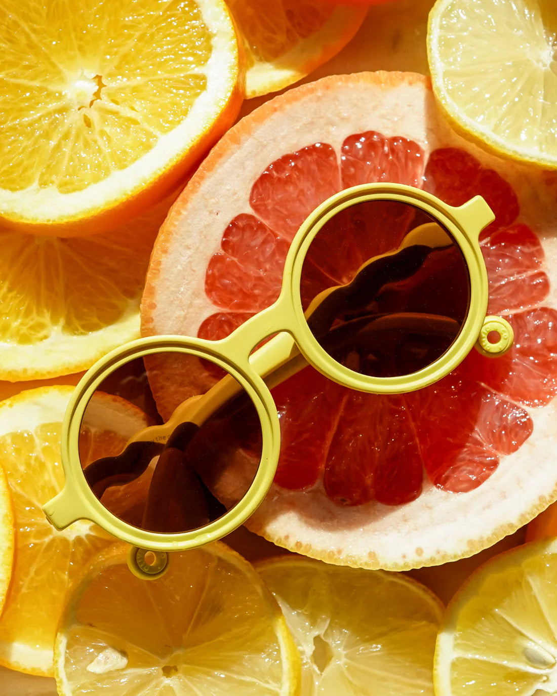 Olivio&Co Toddler Round Sunglasses-Lime Green