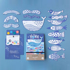 Londji Al Mare – Wasserfarben-Malset mit Meeresmotiven
