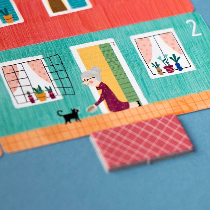 Londji Home, Sweet Home! – Mathe-Kartenspiel zum Häuserbauen ab 7 Jahren