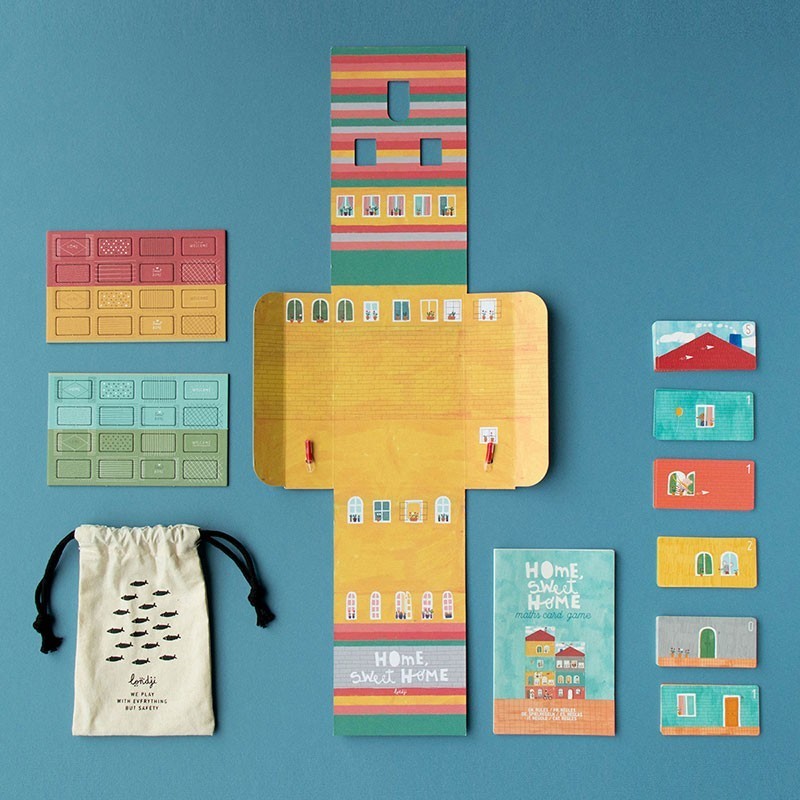 Londji Home, Sweet Home! – Mathe-Kartenspiel zum Häuserbauen ab 7 Jahren