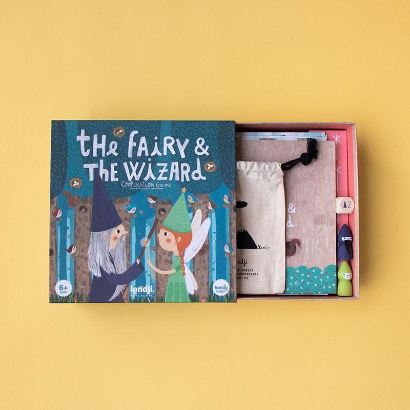 Londji The Fairy & The Wizard – Kooperatives Familienspiel ab 6 Jahren