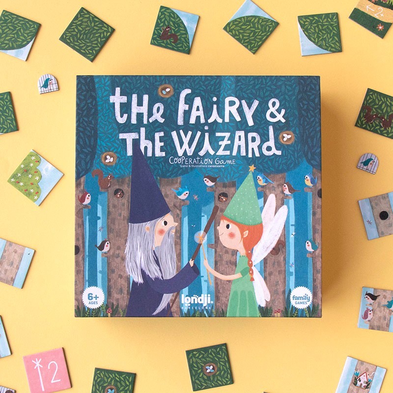 Londji The Fairy & The Wizard – Kooperatives Familienspiel ab 6 Jahren