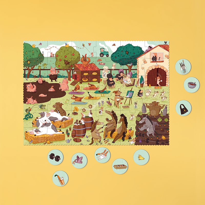 Londji Puzzle – Farmtastic – 36 Pieces