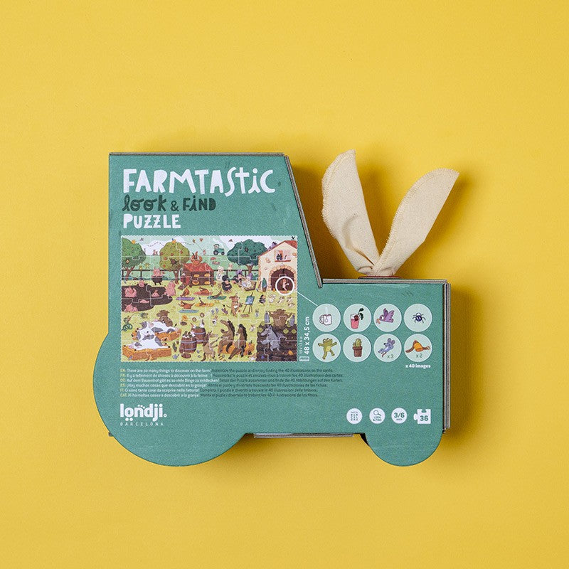 Londji Puzzle – Farmtastic – 36 Pieces