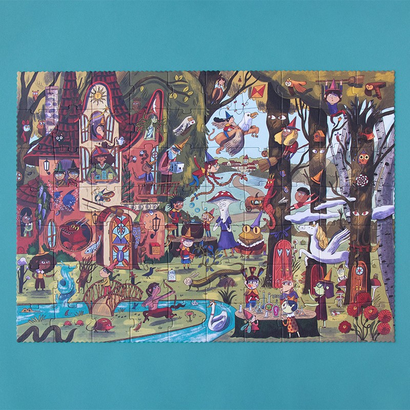 Londji Magic World – Zauberwald-Puzzle mit 70 Teilen und Suchspiel