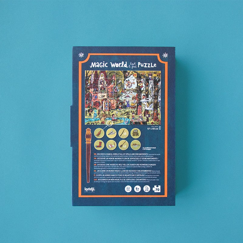 Londji Magic World – Zauberwald-Puzzle mit 70 Teilen und Suchspiel