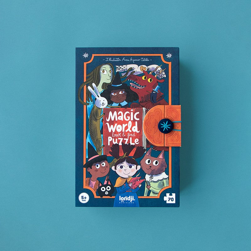 Londji Magic World – Zauberwald-Puzzle mit 70 Teilen und Suchspiel