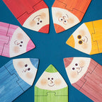 Londji My Colours – 7 beidseitige Farbstift-Puzzles ab 2 Jahren