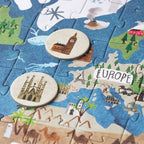 Londji Discover the World – Weltkarten-Puzzle mit Suchspiel
