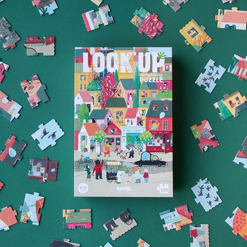 Londji Look Up! – Wimmel-Puzzle mit 100 Teilen und Suchspiel
