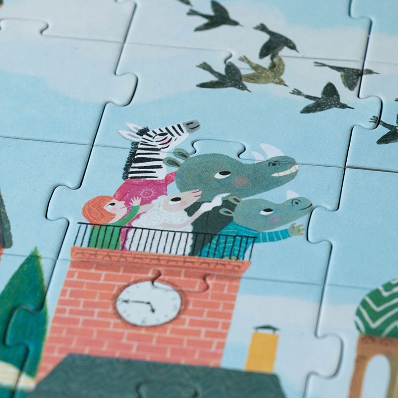 Londji Look Up! – Wimmel-Puzzle mit 100 Teilen und Suchspiel