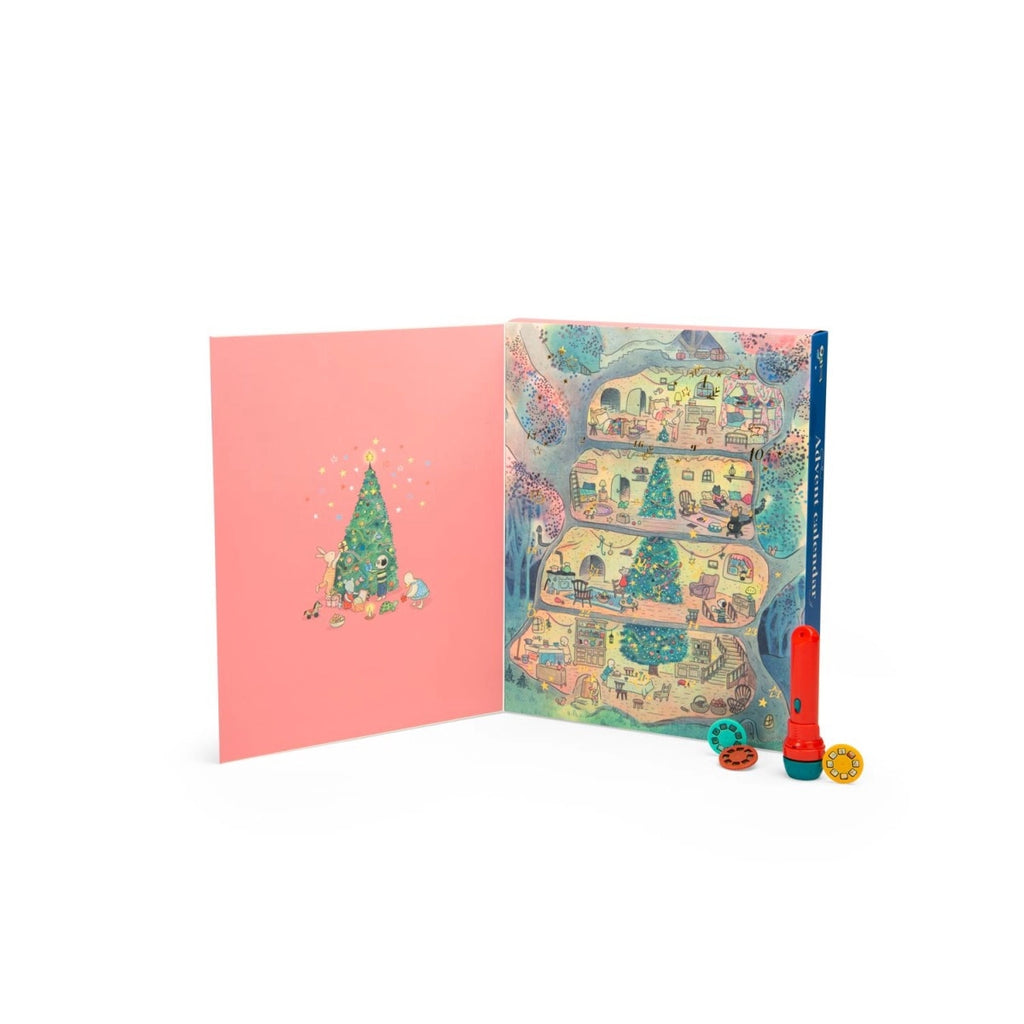Moulin Roty La Grande Famille – Adventskalender mit Geschichtenprojektor