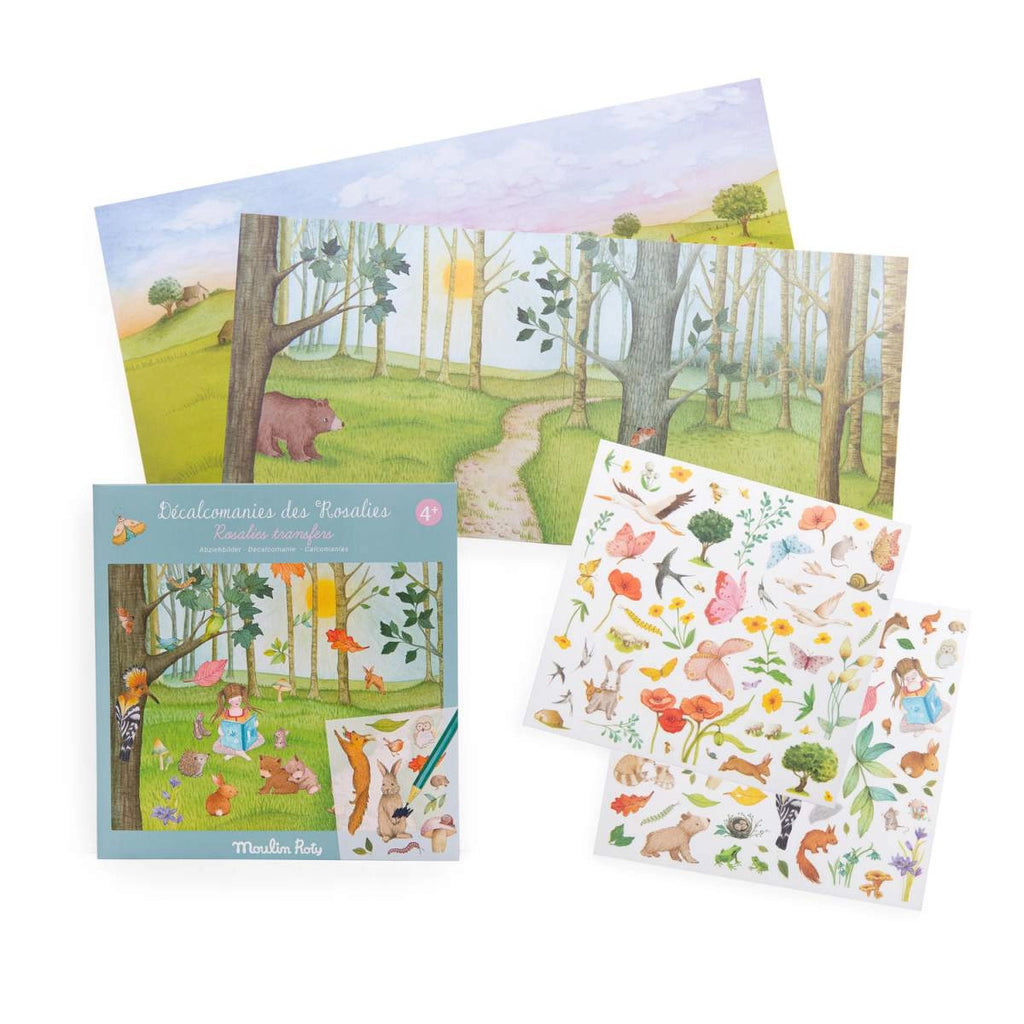 Moulin Roty Les Rosalies – Rubbelbilder Transfer-Sticker