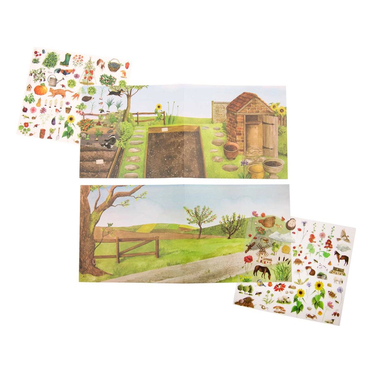 Moulin Roty Rubbelbilder Der Gärtner – Kreative Gartenbilder