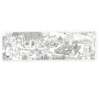 Moulin Roty Riesiges Ausmalposter Le Jardinier – Kreatives XXL-Ausmalposter 150 × 45 cm