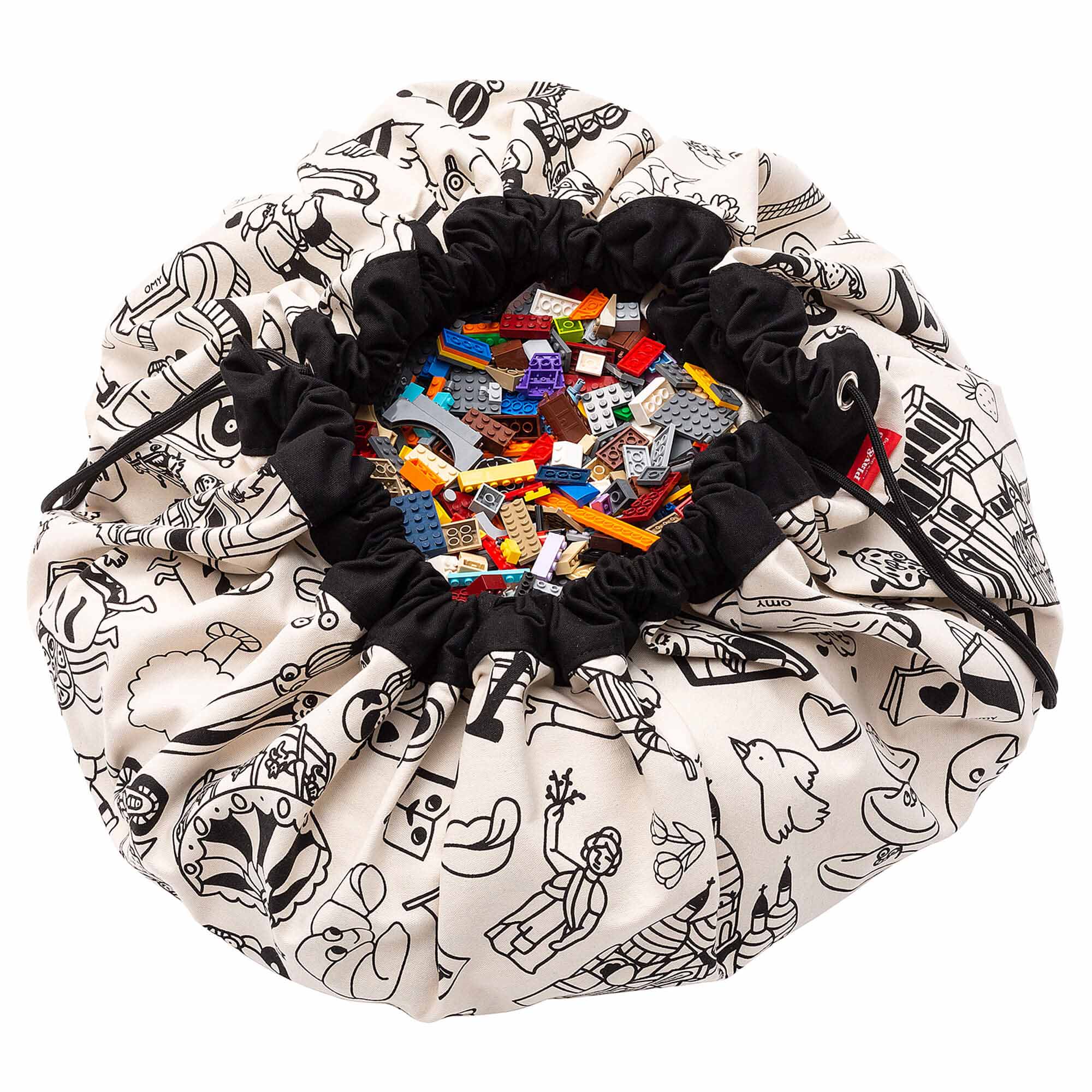 Play&Go OMY Paris Spielzeugsack – Große Spielmatte & Aufbewahrung