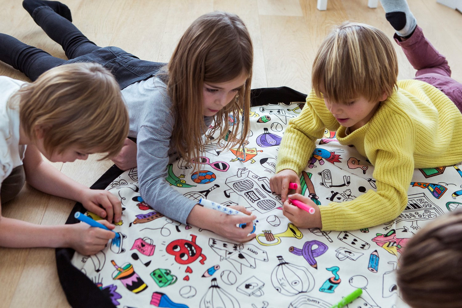 Play&Go OMY Paris Spielzeugsack – Große Spielmatte & Aufbewahrung