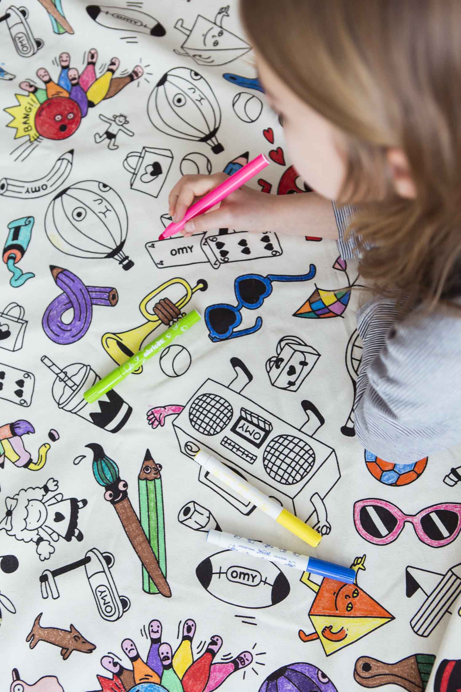 Play&Go OMY Paris Spielzeugsack – Große Spielmatte & Aufbewahrung