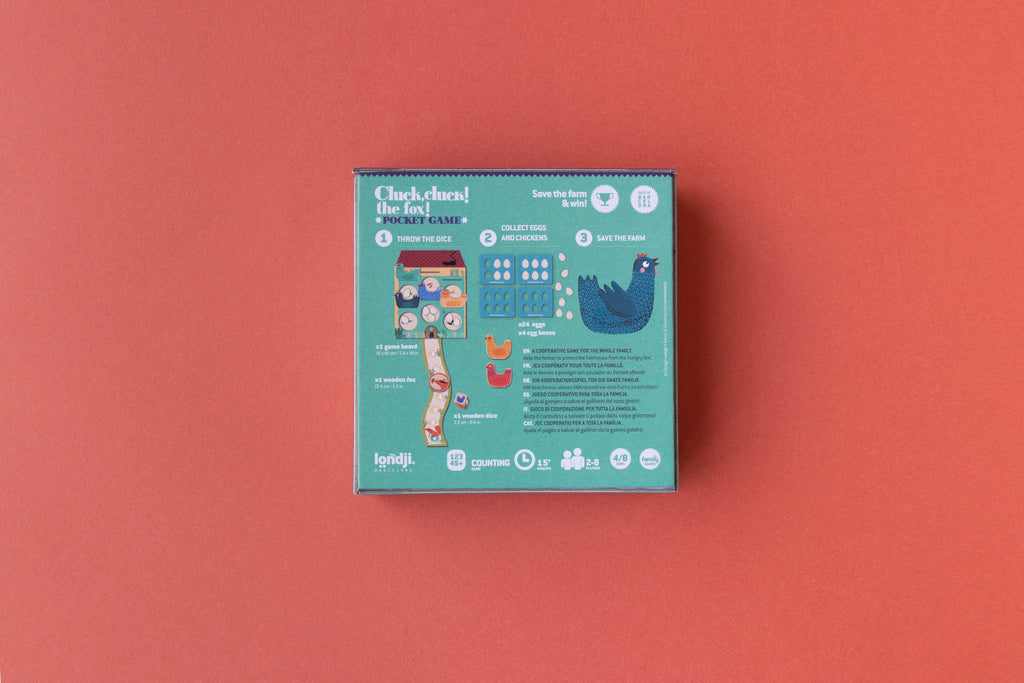 Londji Pocket Game – Cluck, Cluck! The Fox!