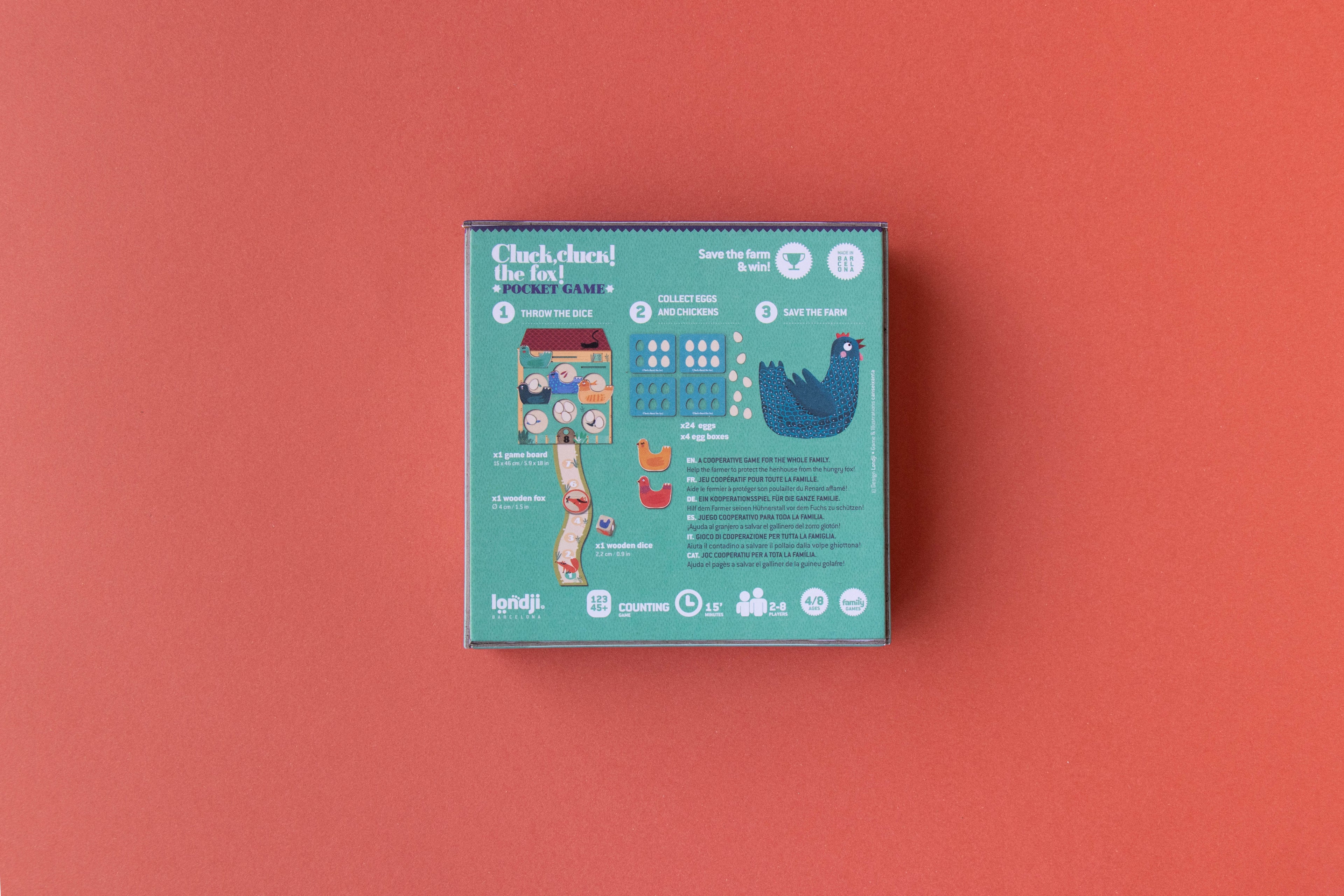 Londji Pocket Game – Cluck, Cluck! The Fox!