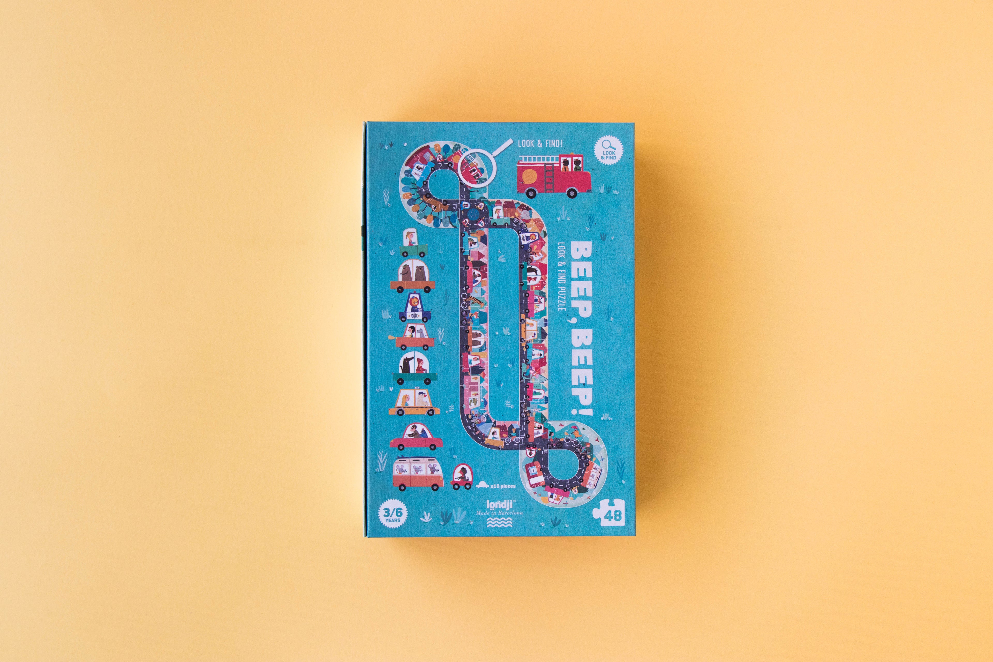Londji Puzzle – Beep Beep! – 48 Teile