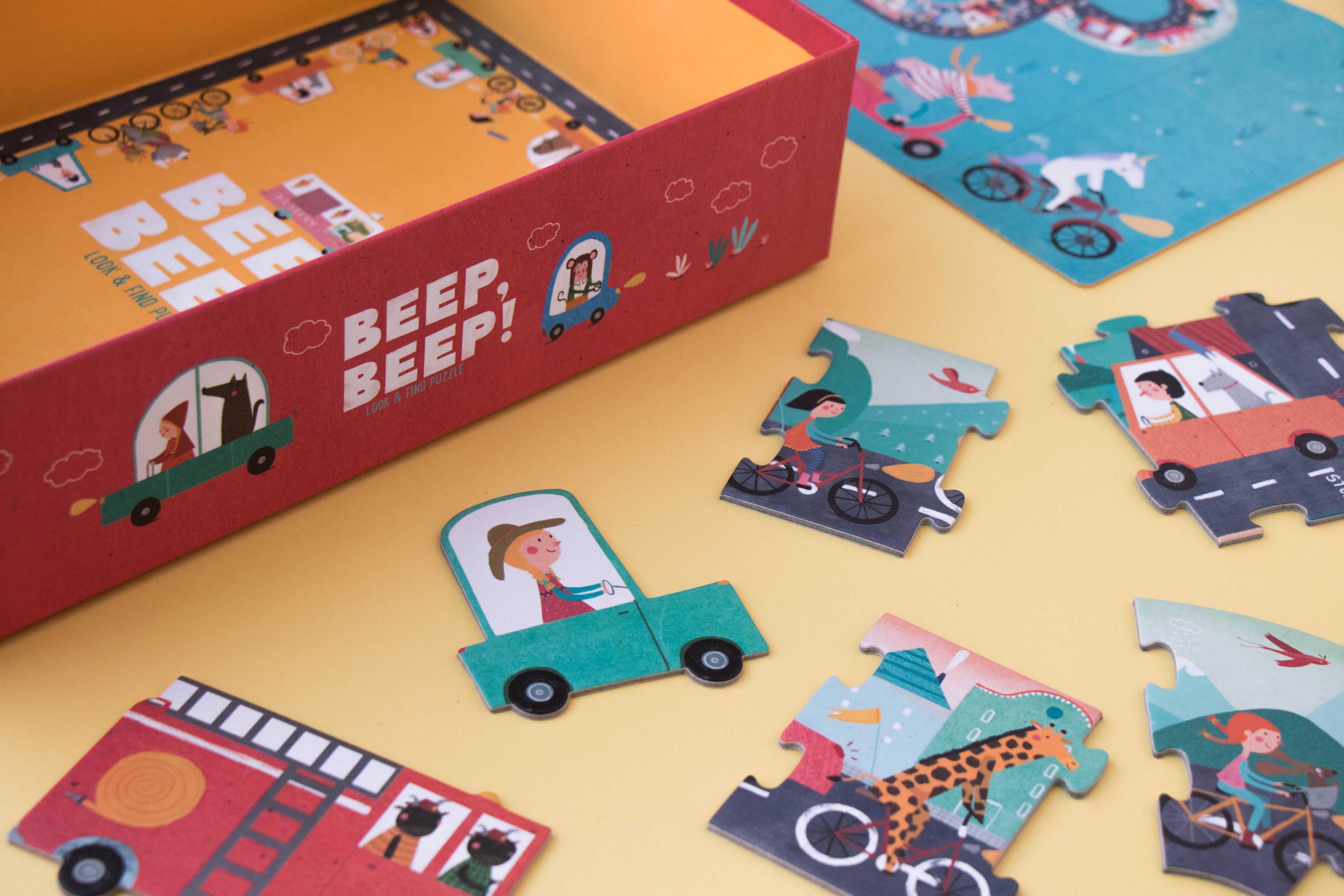 Londji Puzzle – Beep Beep! – 48 Teile