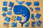 Londji My Big Blue Whale Puzzle – Wal Puzzle für kleine Ozean Entdecker