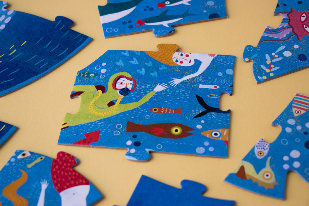 Londji Puzzle – My Big Blue – 36 Pieces